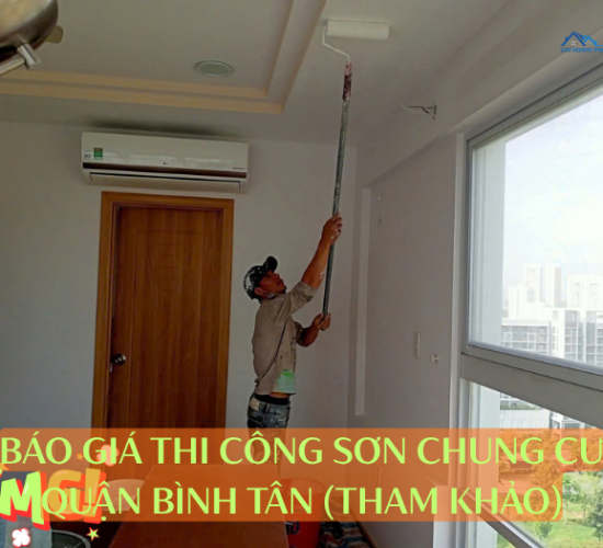 Thợ Sơn Chung Cư Tại Quận Bình Tân