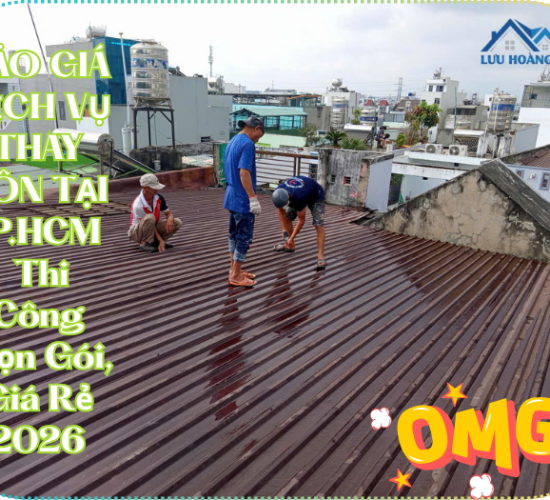 Báo Giá Dịch Vụ Thay Tôn Tại TP.HCM