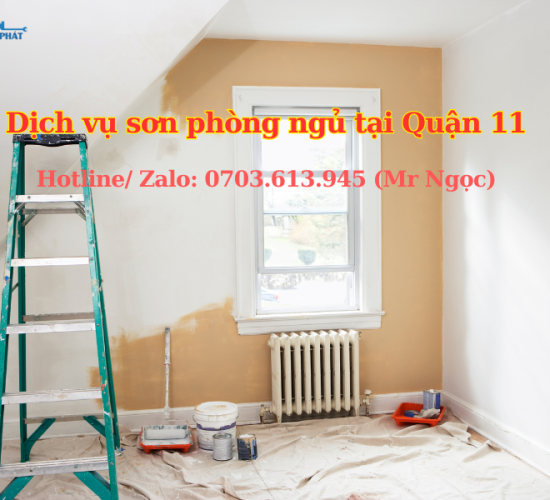 Dịch vụ sơn phòng ngủ tại Quận 11 – 0703.613.945