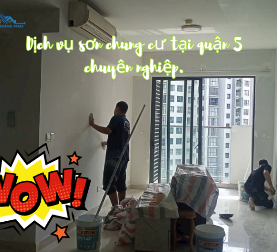 Thợ Sơn Căn Hộ Chung Cư Tại Quận 5