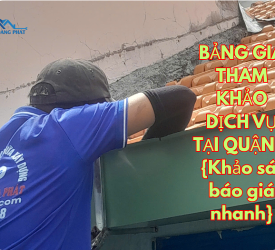 Thợ Sửa Máng Xối Tại Quận 4
