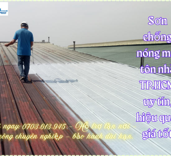 Dịch vụ sơn chống nóng mái tôn nhà tại TP.HCM