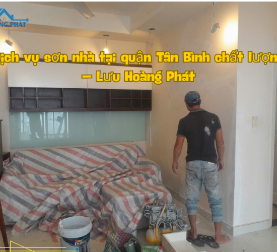 Dịch vụ sơn nhà tại quận Tân Bình- 0703613945