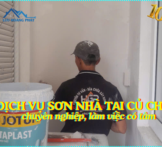 Dịch vụ sơn nhà tại Củ Chi- 0703613945