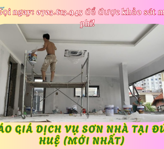 Dịch vụ sơn nhà tại Đức Huệ