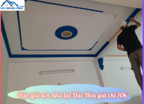 Báo giá sơn nhà tại Đức Hòa giá chỉ 10k